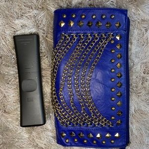 Blue Chain Purse
